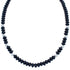 Southwestern Sterling Silver And Onyx Bead Necklace BX120734